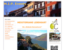 Tablet Screenshot of mip-events.de